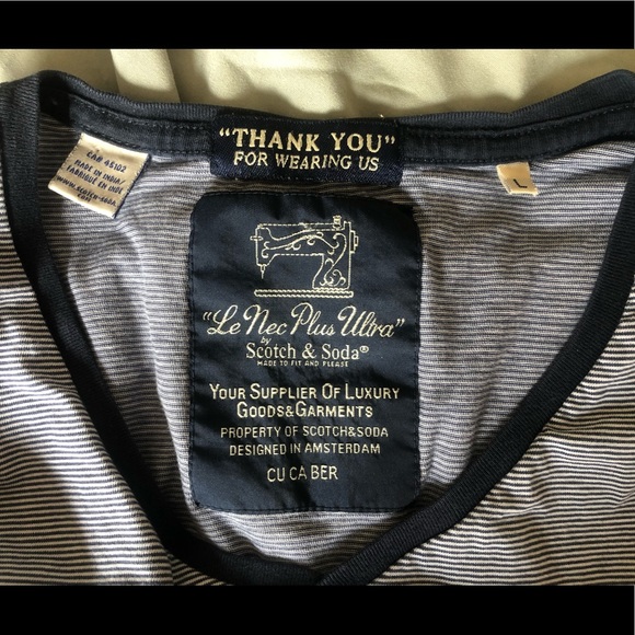 Scotch & Soda Mens “Le Nec Plus Ultra” T-shirt - Picture 2 of 7